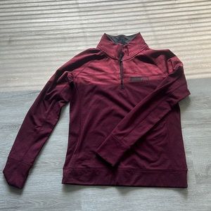 Pink quarter zip size L
